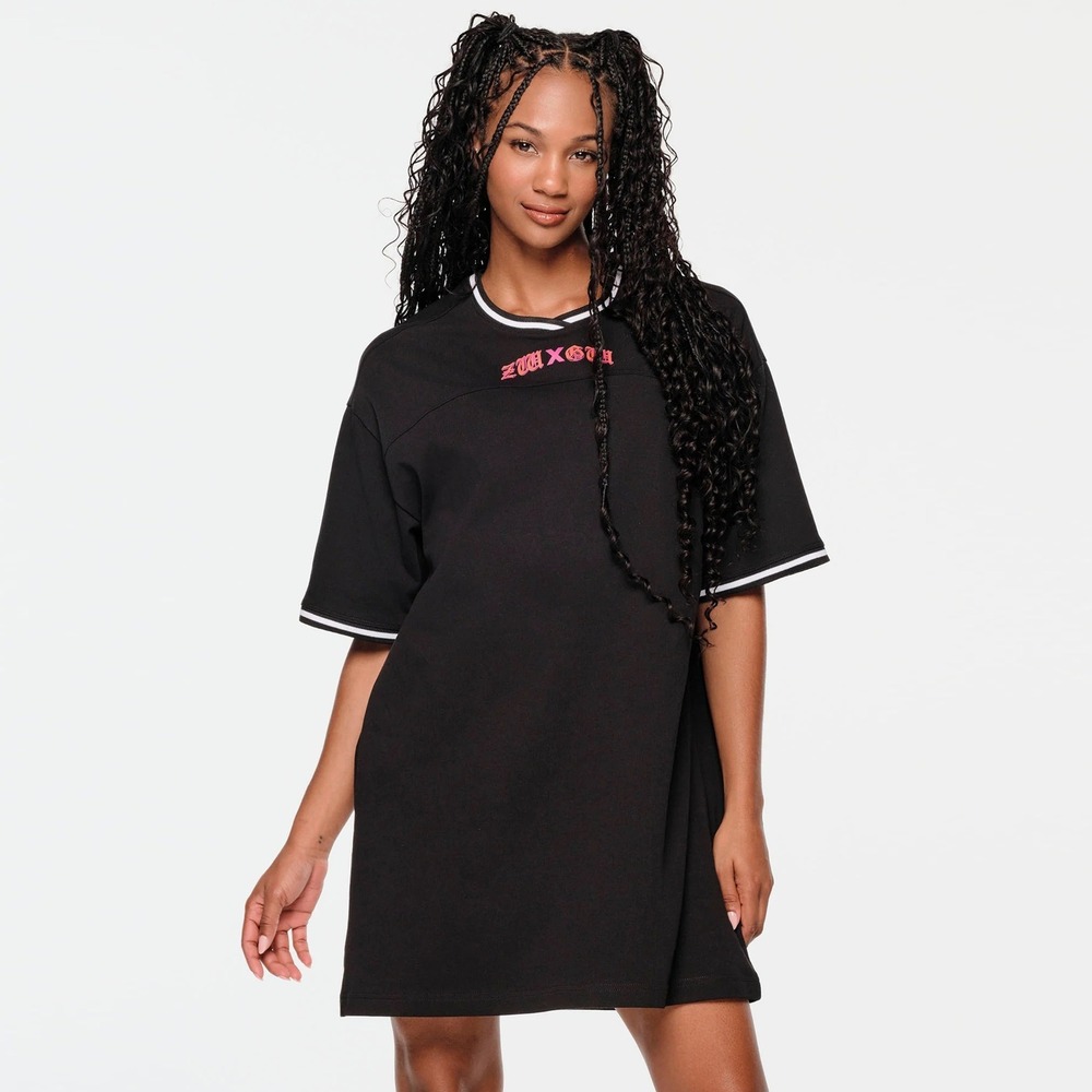NWT ZUMBA X GW Unisex Extra Long Oversized Tee‎ Size Medium